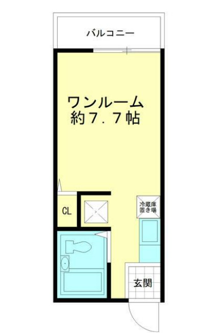 神明ハイツの間取り