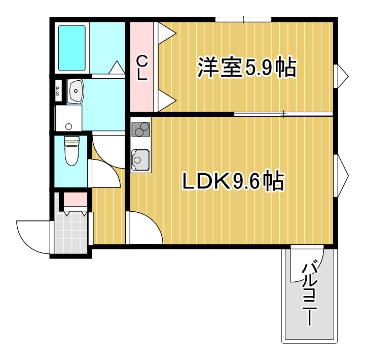 La-Crea ZⅡの間取り