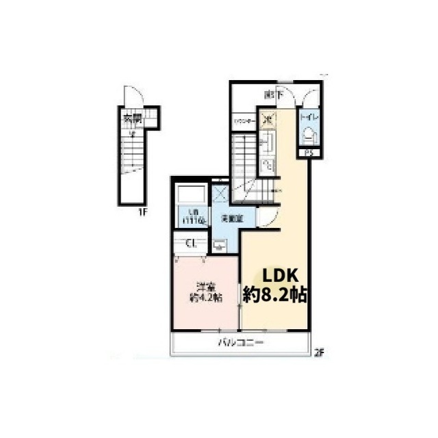 アムール田奈の間取り