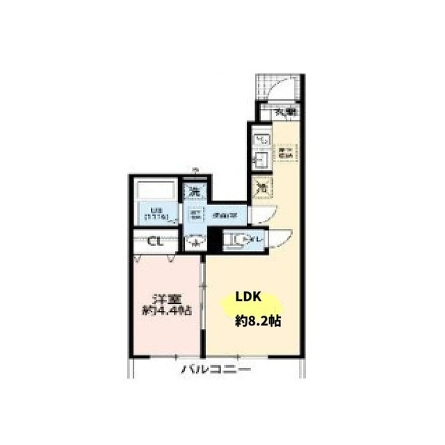 アムール田奈の間取り