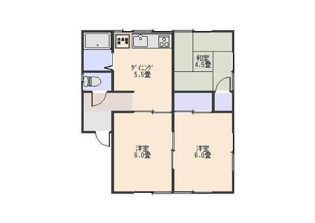 長沼町戸建の間取り