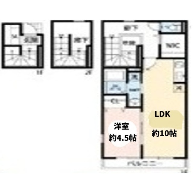 アムール田奈の間取り