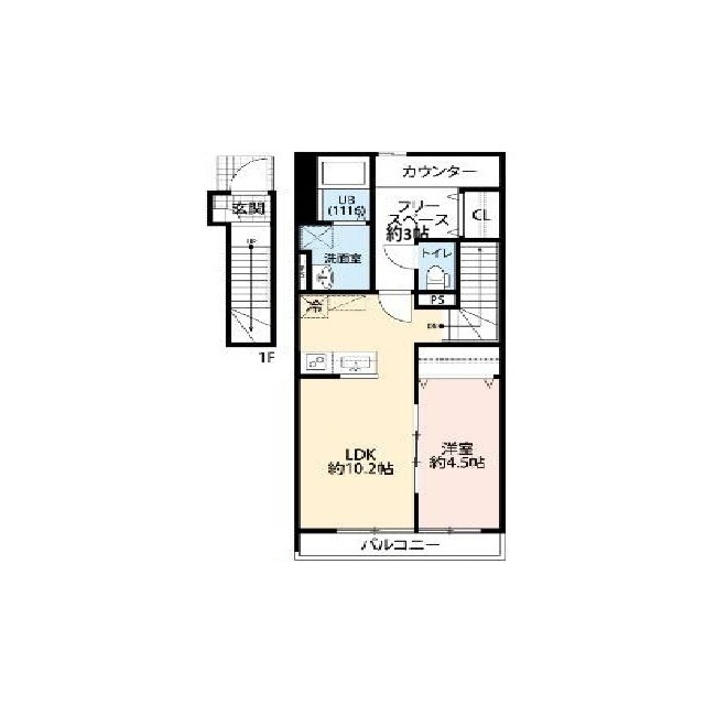 アムール田奈の間取り