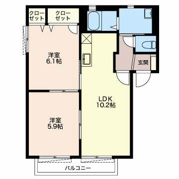 パラシオンSの間取り
