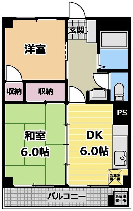 コーポ梅沢の間取り