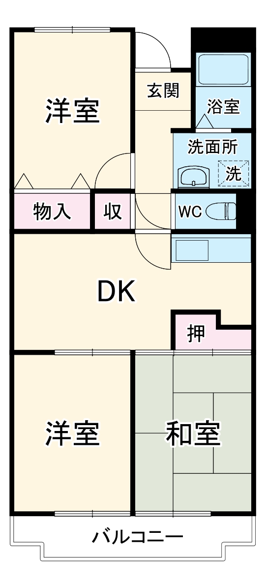 ロイヤル清風荘の間取り