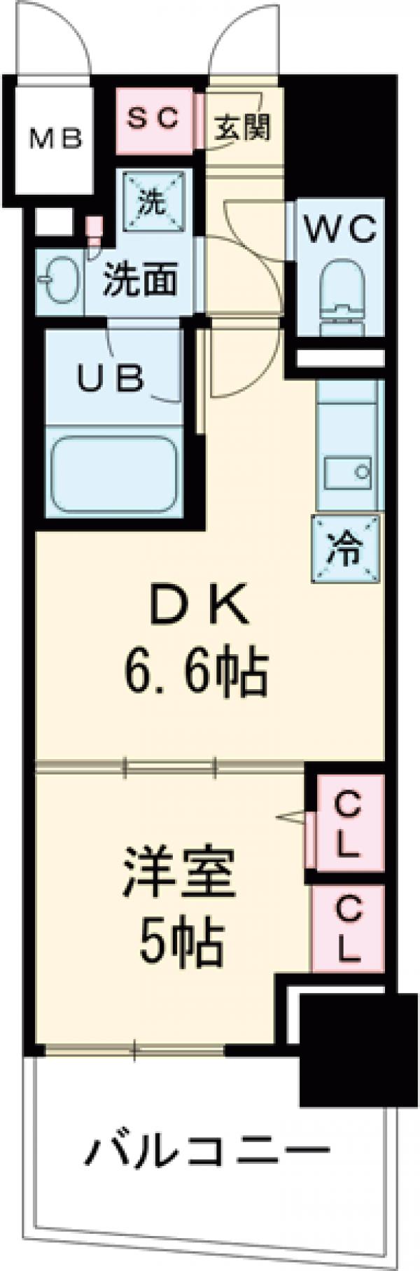 テラス北千住の間取り