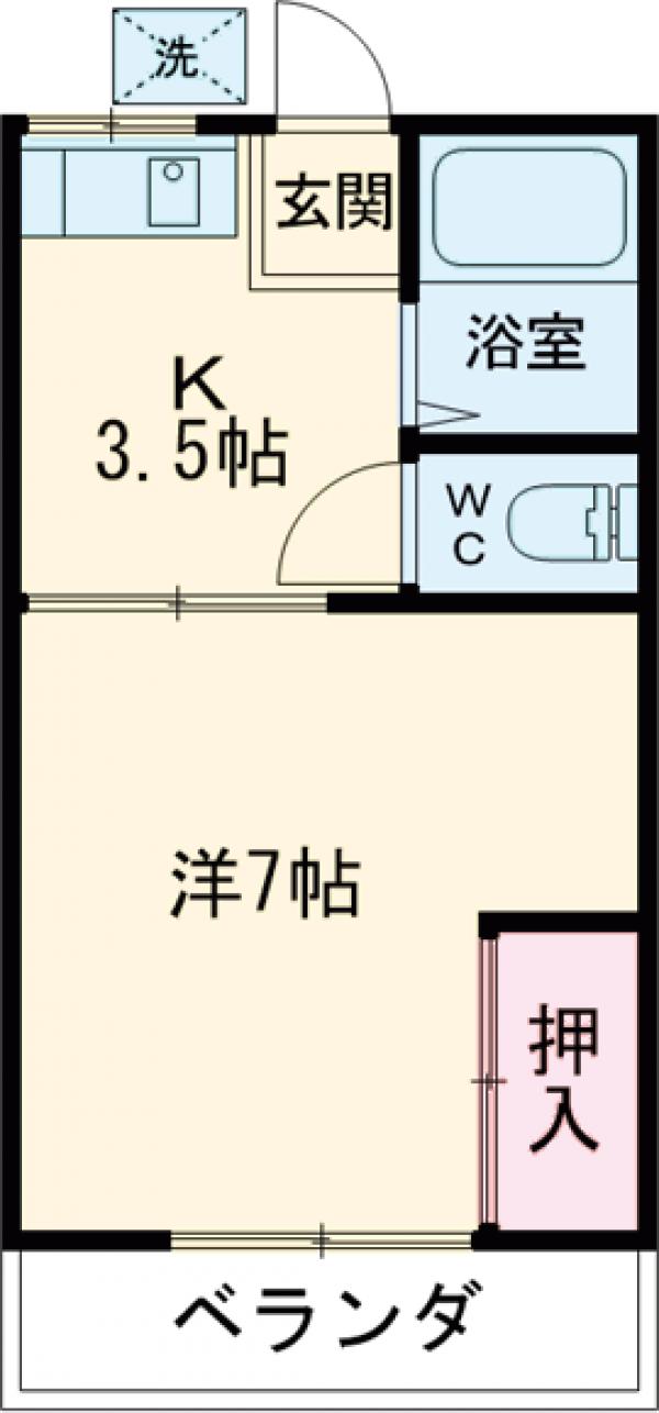百草ハイツの間取り