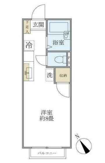 ニューシムラハイツの間取り