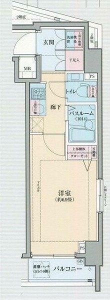 ロアール高田馬場の間取り
