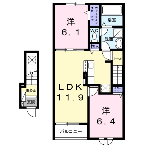 グランテラス Vの間取り