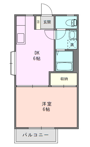 北上尾ハイツの間取り
