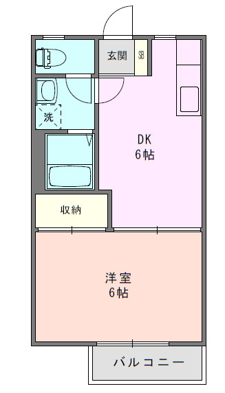 北上尾ハイツの間取り