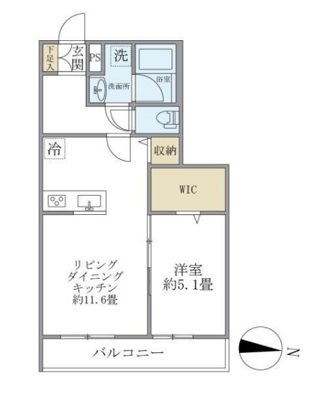 ヒル・シャンス大倉山の間取り