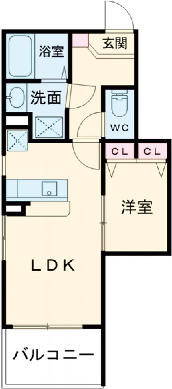 ロワイヤルM福岡空港ステーションの間取り
