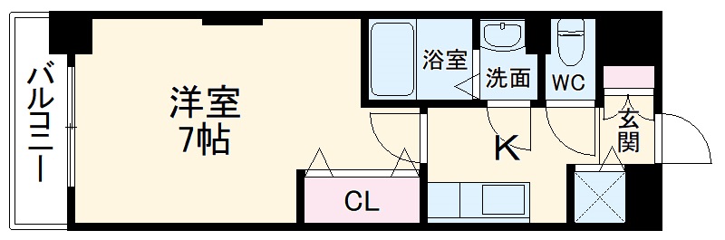 Luxe京都西大路の間取り