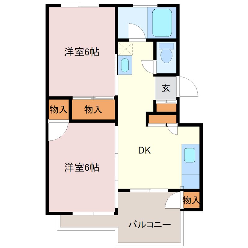 エレガントマンションの間取り