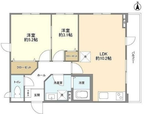 Peabody Homes Nakanosakaueの間取り