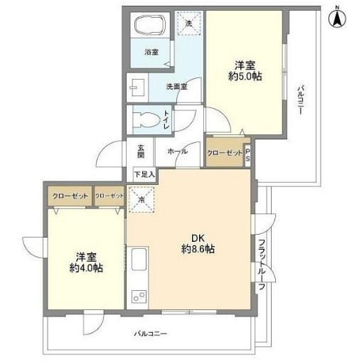 Peabody Homes Nakanosakaueの間取り