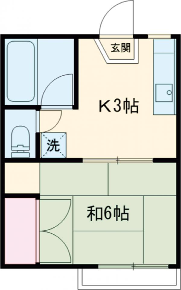 コーポ圭の間取り