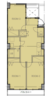 鹿島田ハウスの間取り