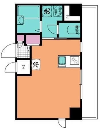 佐賀の完工年月(2006年2月)築の賃貸マンションの間取り
