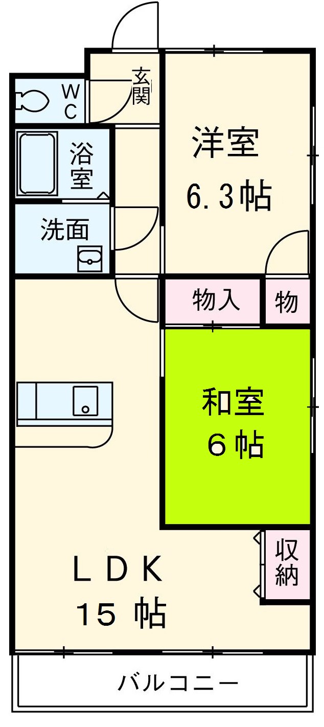 グランドステージ桜ヶ丘の間取り