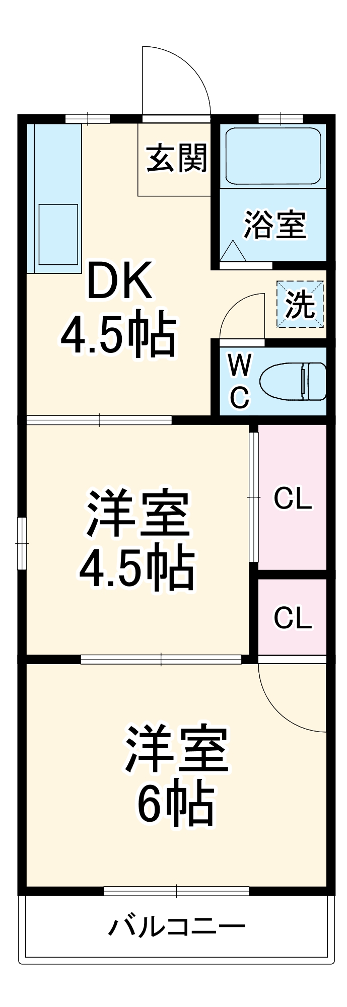 オリーブハウス津田沼の間取り