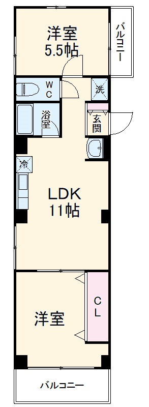 ルミナス・パル・ビラの間取り