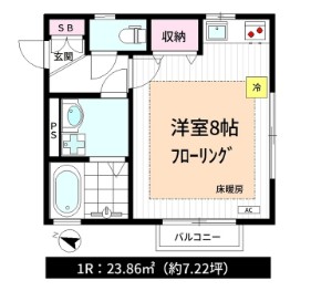 赤いやねの間取り