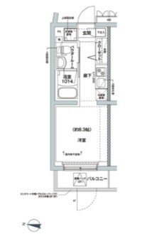 RELUXIA方南町Ⅱの間取り