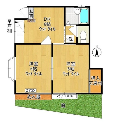 シャルムハラシマの間取り