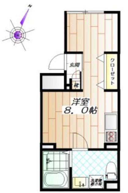 ヨウコースクウェア大山の間取り