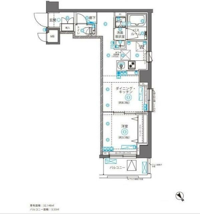 ZOOM立川NORTHの間取り