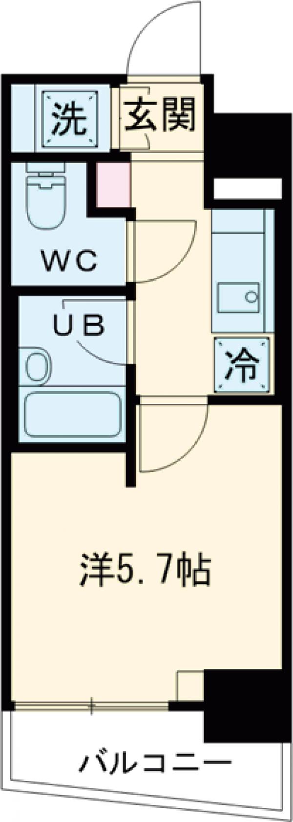 PREMIUM CUBE笹塚の間取り