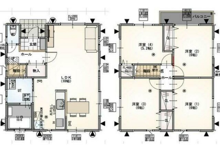 グランソフィア植竹町の間取り