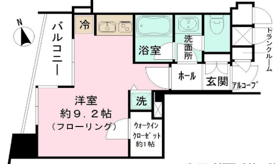 クオリア門前仲町の間取り