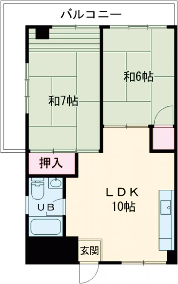 メゾンフタヤの間取り