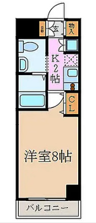 ミューズ東葛西Ⅱの間取り