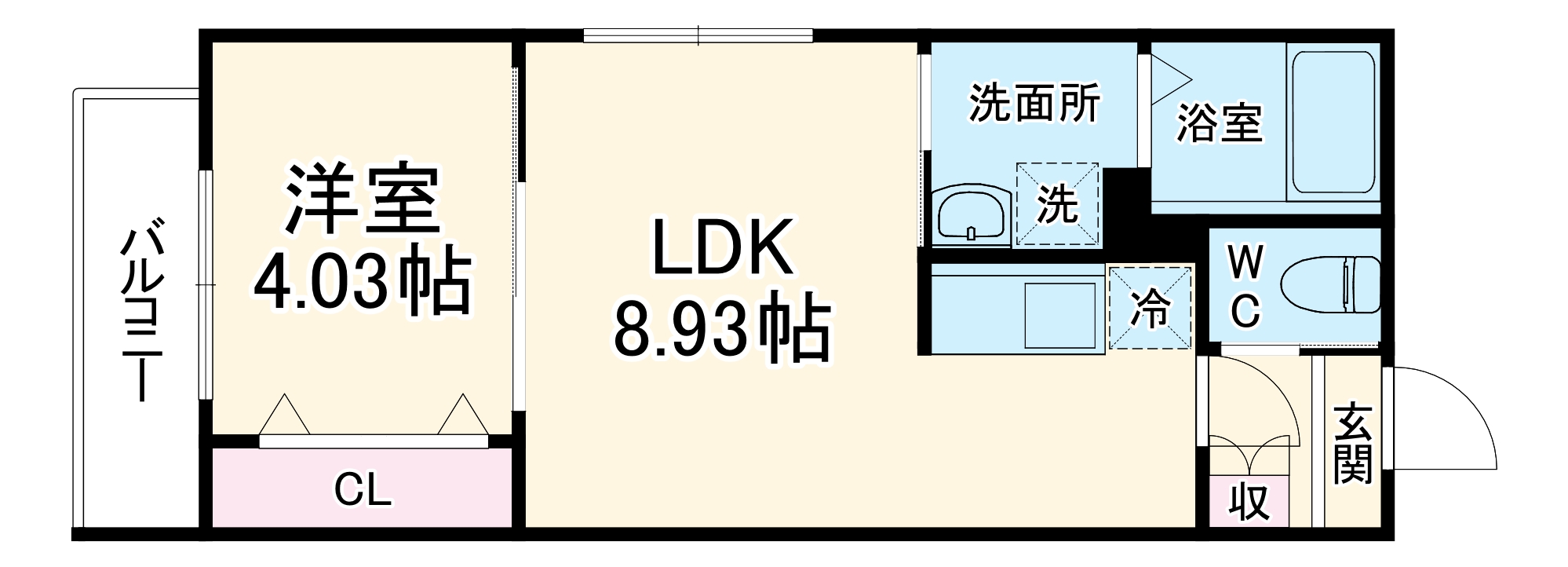 YSA薬園台の間取り