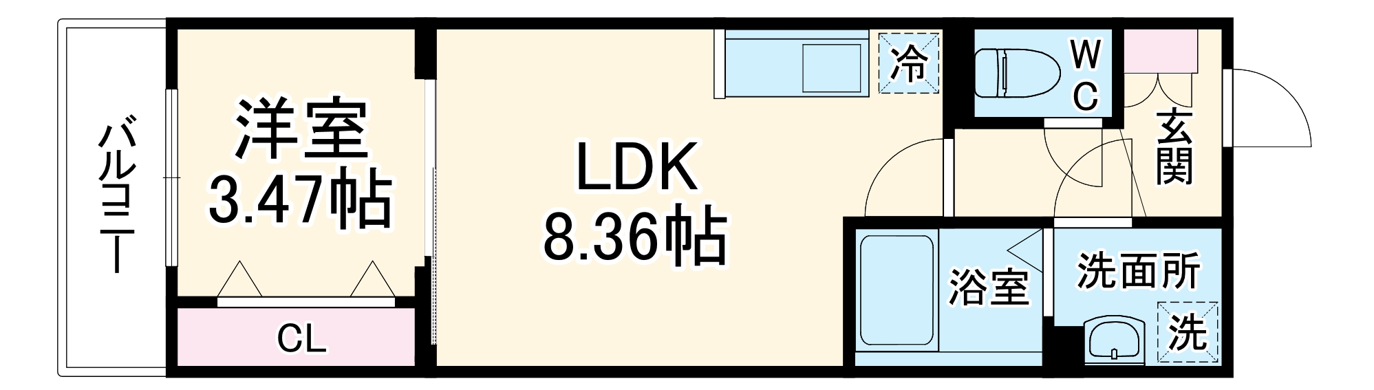 YSA薬園台の間取り
