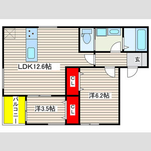 abitare・casaの間取り