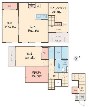 仮)町田市森野四丁目新築工事の間取り