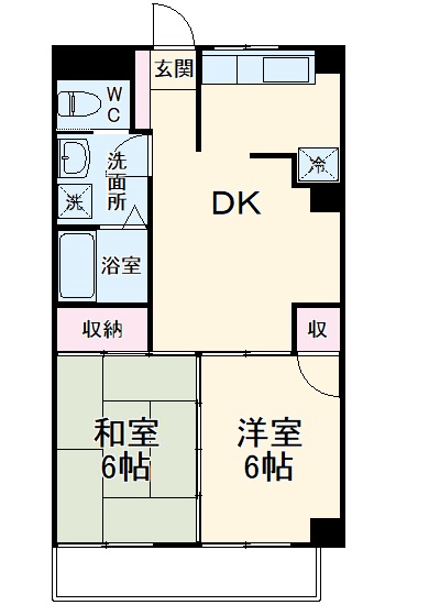 メゾンカワテの間取り