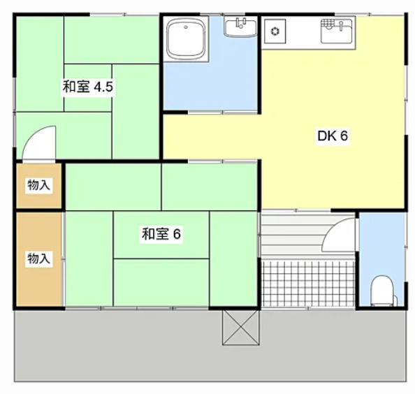 山崎ハイツの間取り