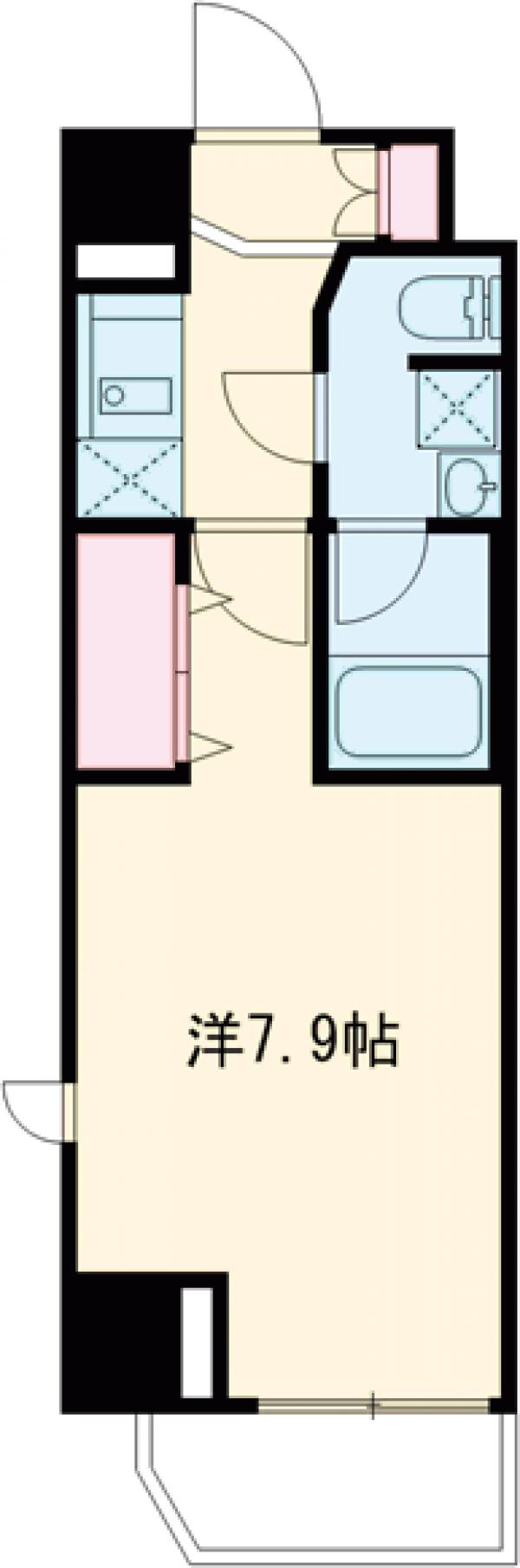 東向島の完工年月(2015年4月)築の賃貸マンションの間取り