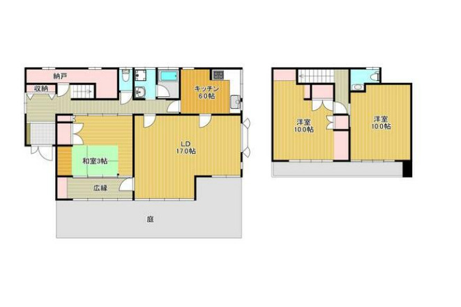 日吉2丁目戸建の間取り