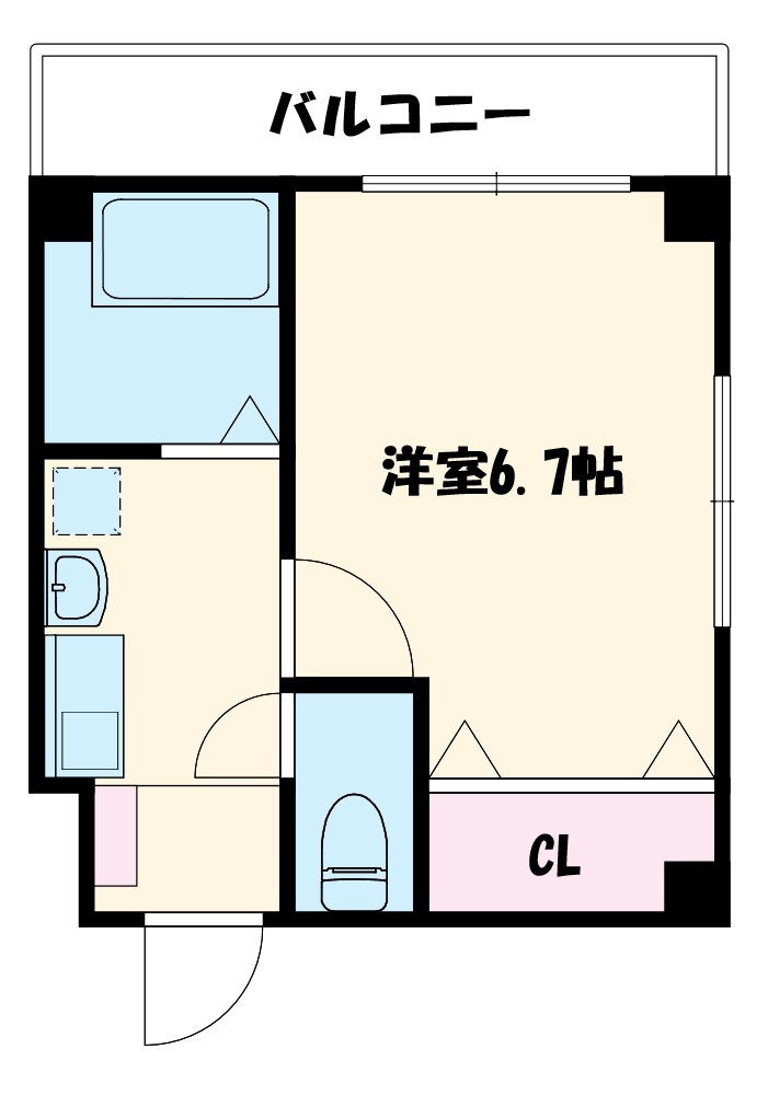メゾン太子橋の間取り