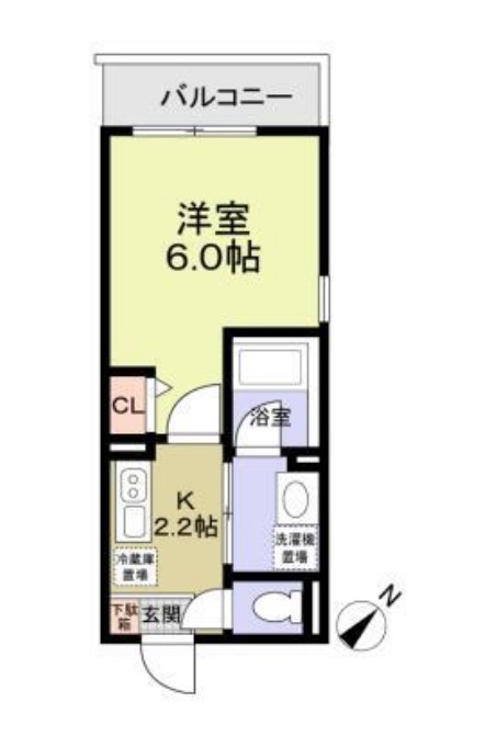 パルトネール横浜二俣川Ａの間取り