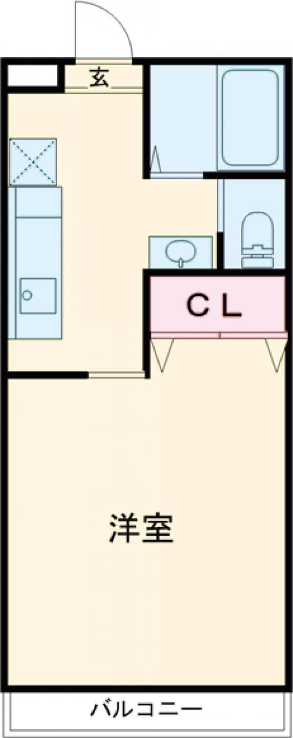 笛木ハイツの間取り